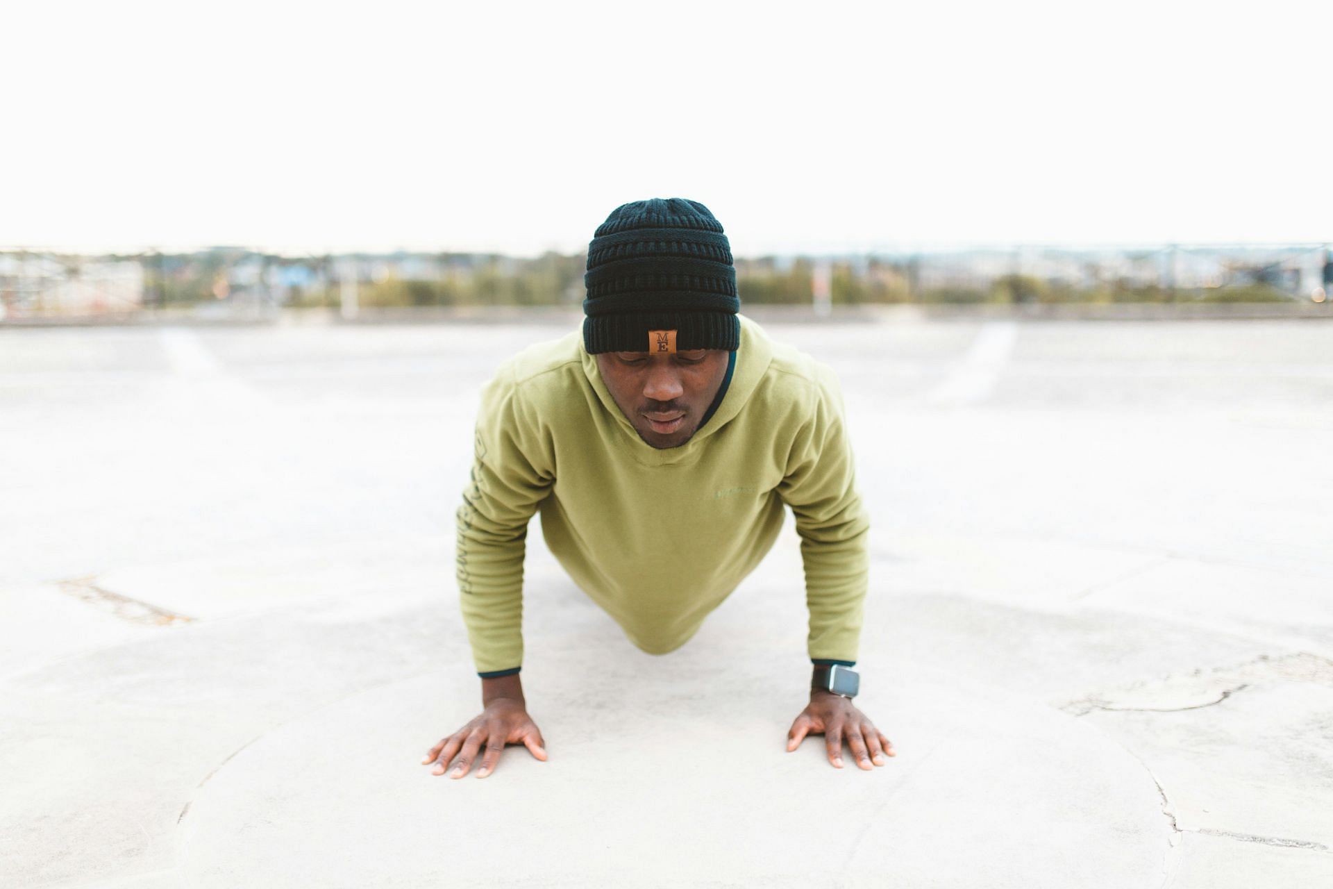 Close grip pushups are a harder version of pushup (Image by Sam Owoyemi/Unsplash)