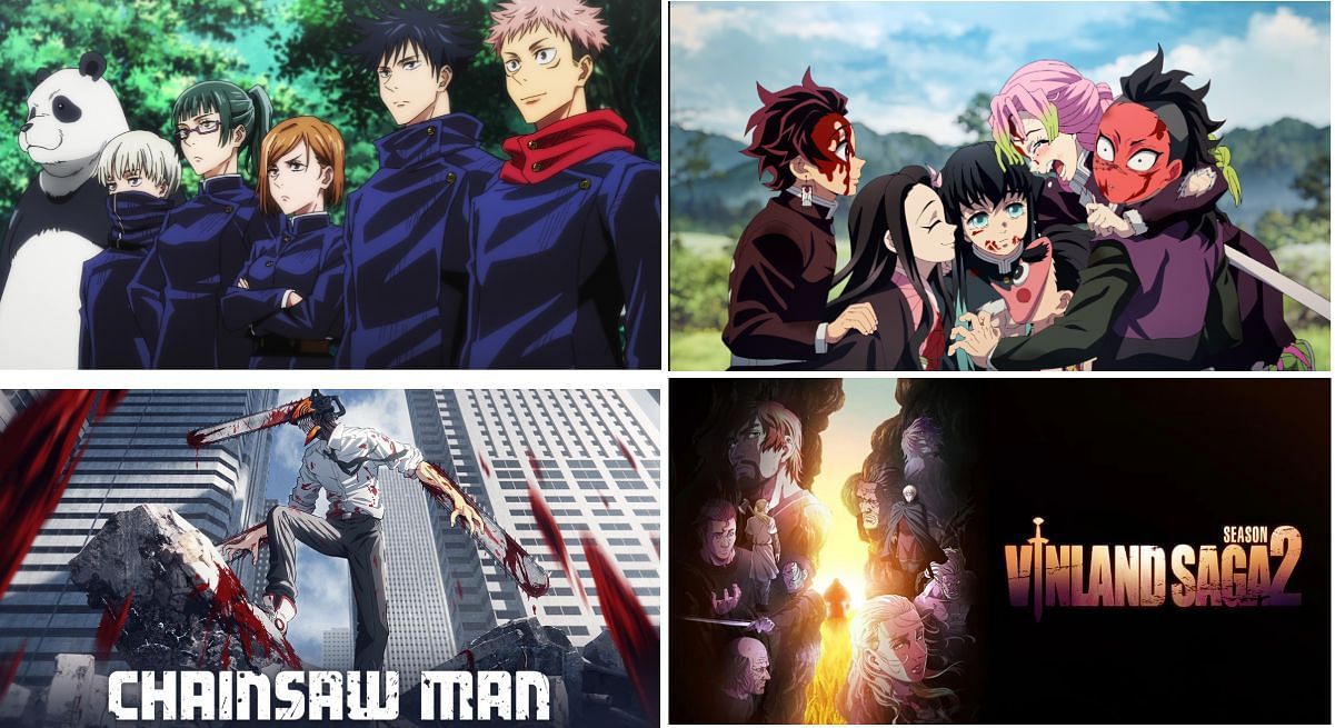 My Hero Academia&#039;s newer, more popular replacements (Image via studios MAPPA and Ufotable)