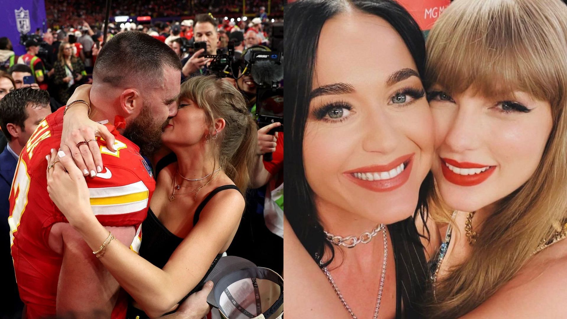 Travis Kelce, Taylor Swift share a kiss as Grammy winner wraps up Sydney concert with Katy Perry, Rita Ora in attendance
