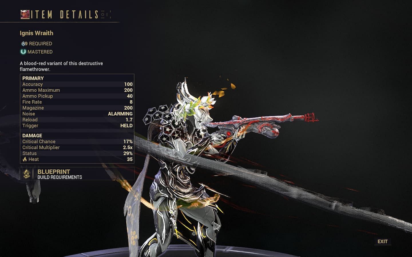 Ignis Wraith is hands down one of the best weapons that you can take to any mission type (Image via Digital Extremes)