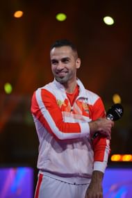 Fazel Atrachali of Gujarat Giants (Image via PKL)