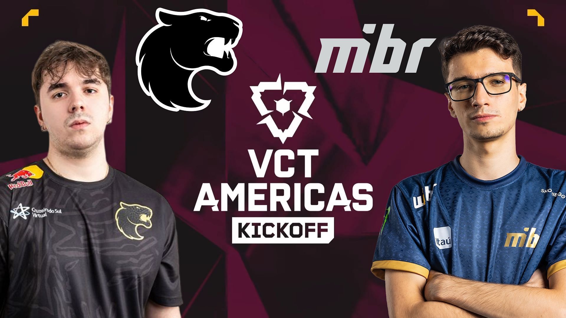 FURIA vs MIBR at VCT Americas Kickoff (Image via Riot Games, FURIA and MIBR)