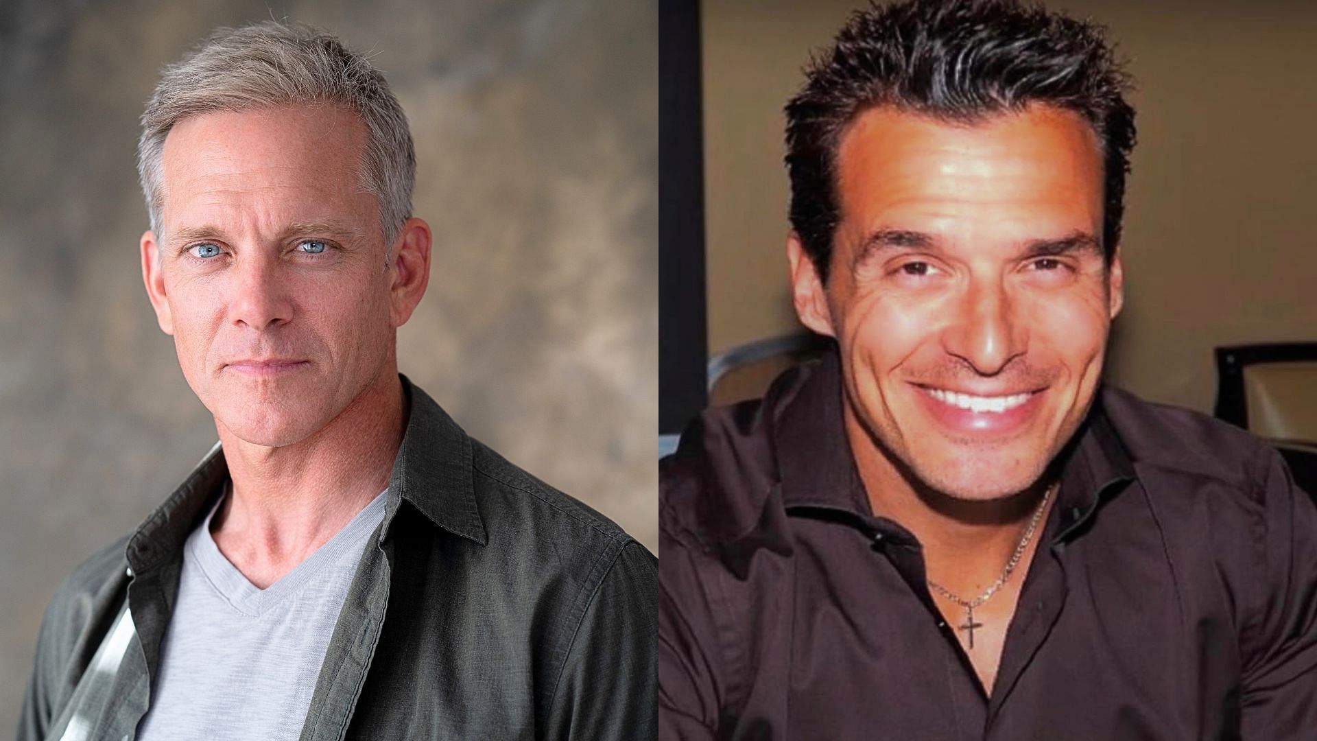 Adam Harrington (L) replaced Antonio Sabato Jr. (R) as Jagger in General Hospital (Images via IMDb)