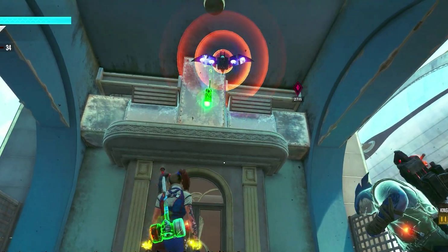 This trophy can be found above the door as shown (Image via YouTube/Pixelz)