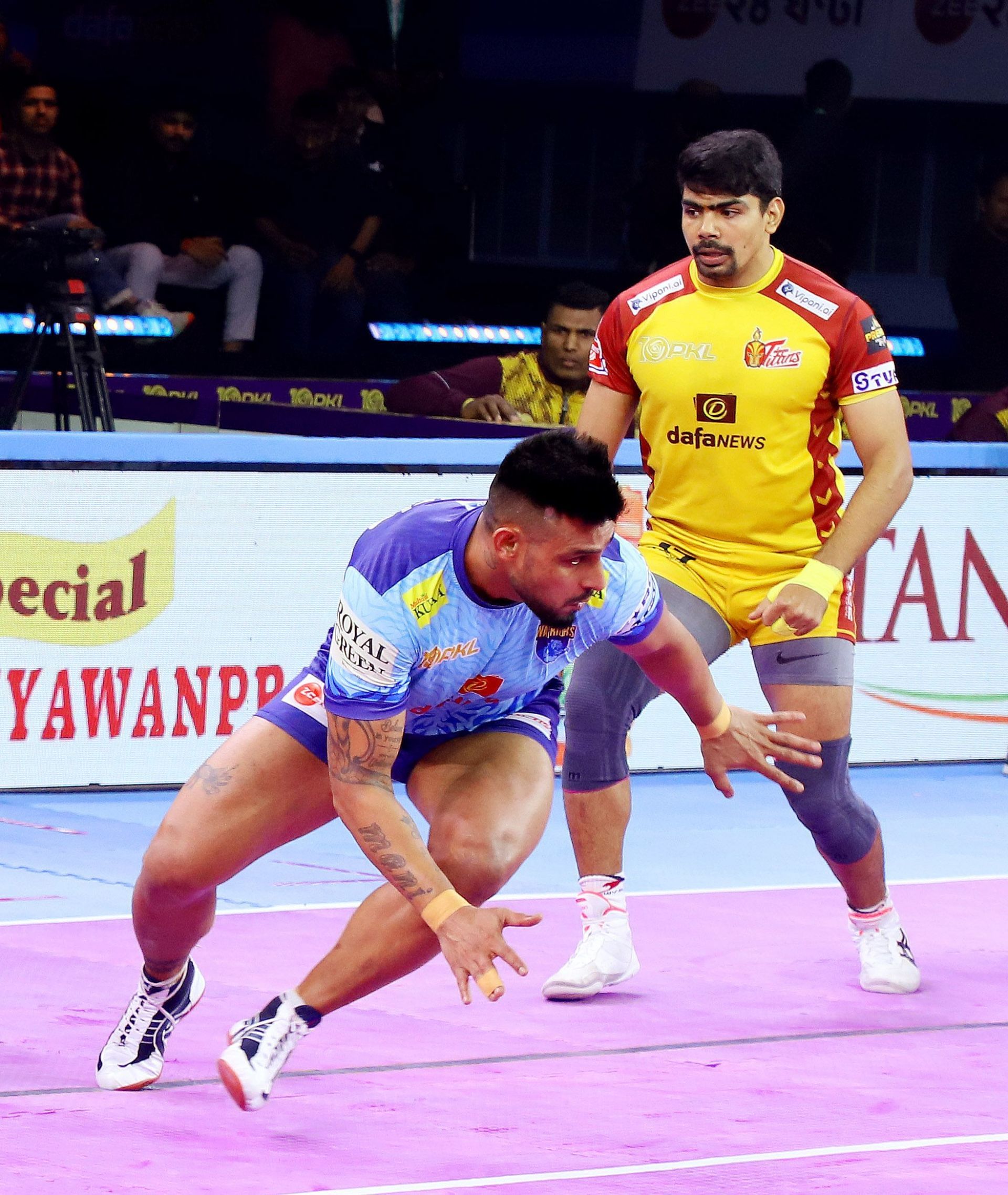 Maninder Singh in action (image via PKL)