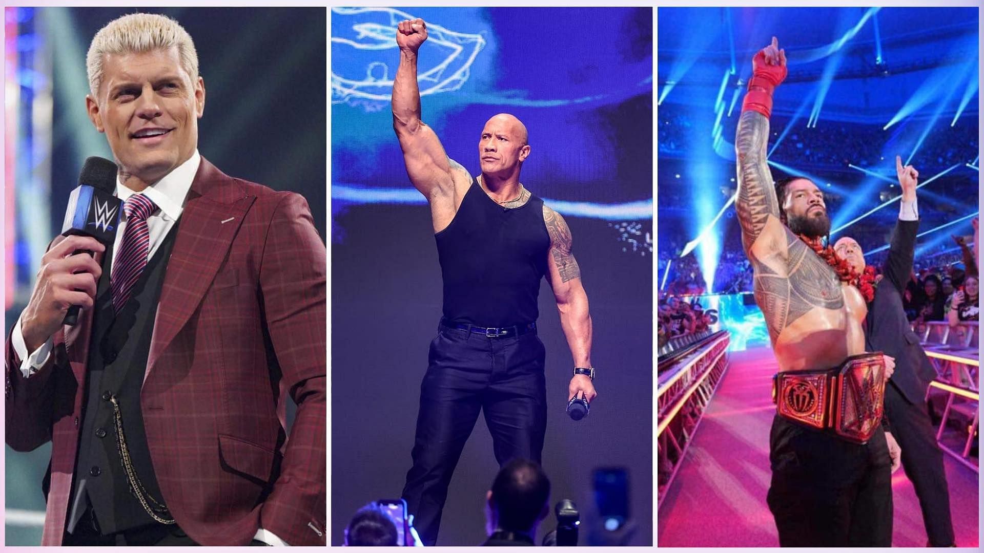 Cody Rhodes is feuding with Roman Reigns and The Rock at the same time.