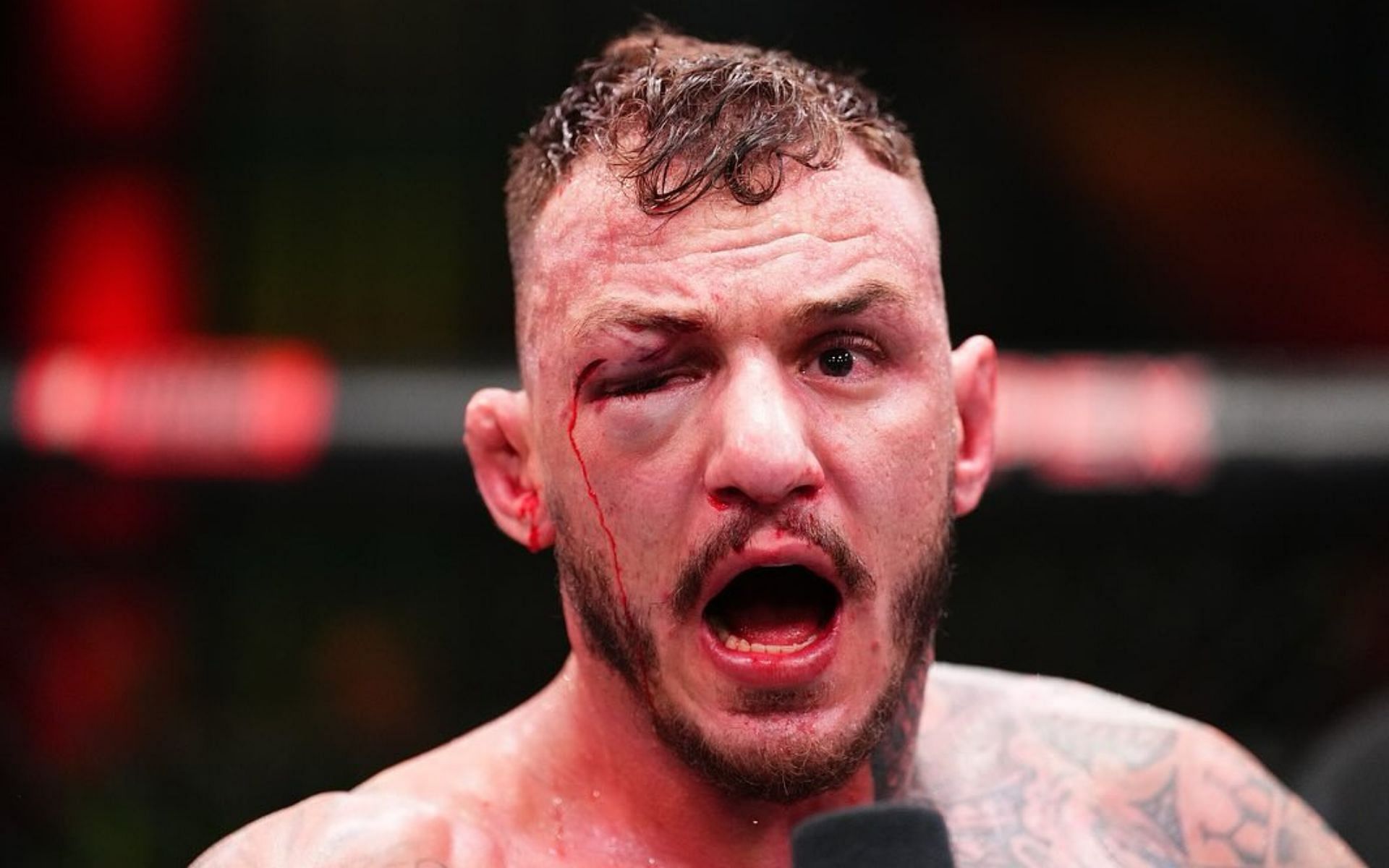 Renato Moicano explodes on fighting at the UFC Apex [ Image via: @renato_moicano_ufc on Instagram]