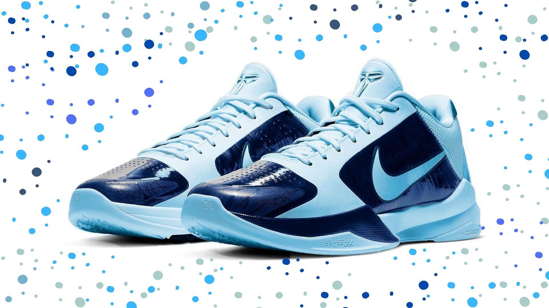 Nike Kobe 5 Protro Deep Royal Blue sneakers (Image via YouTube/@ragnoupdates)