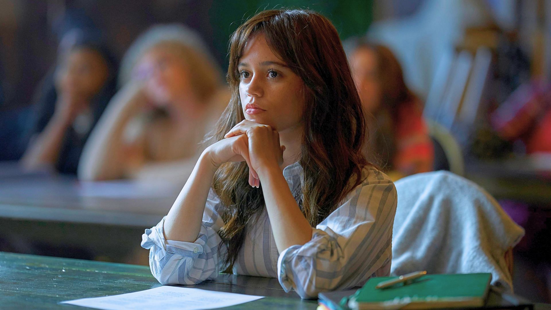 Jenna Ortega plays an 18-year-old student in Miller