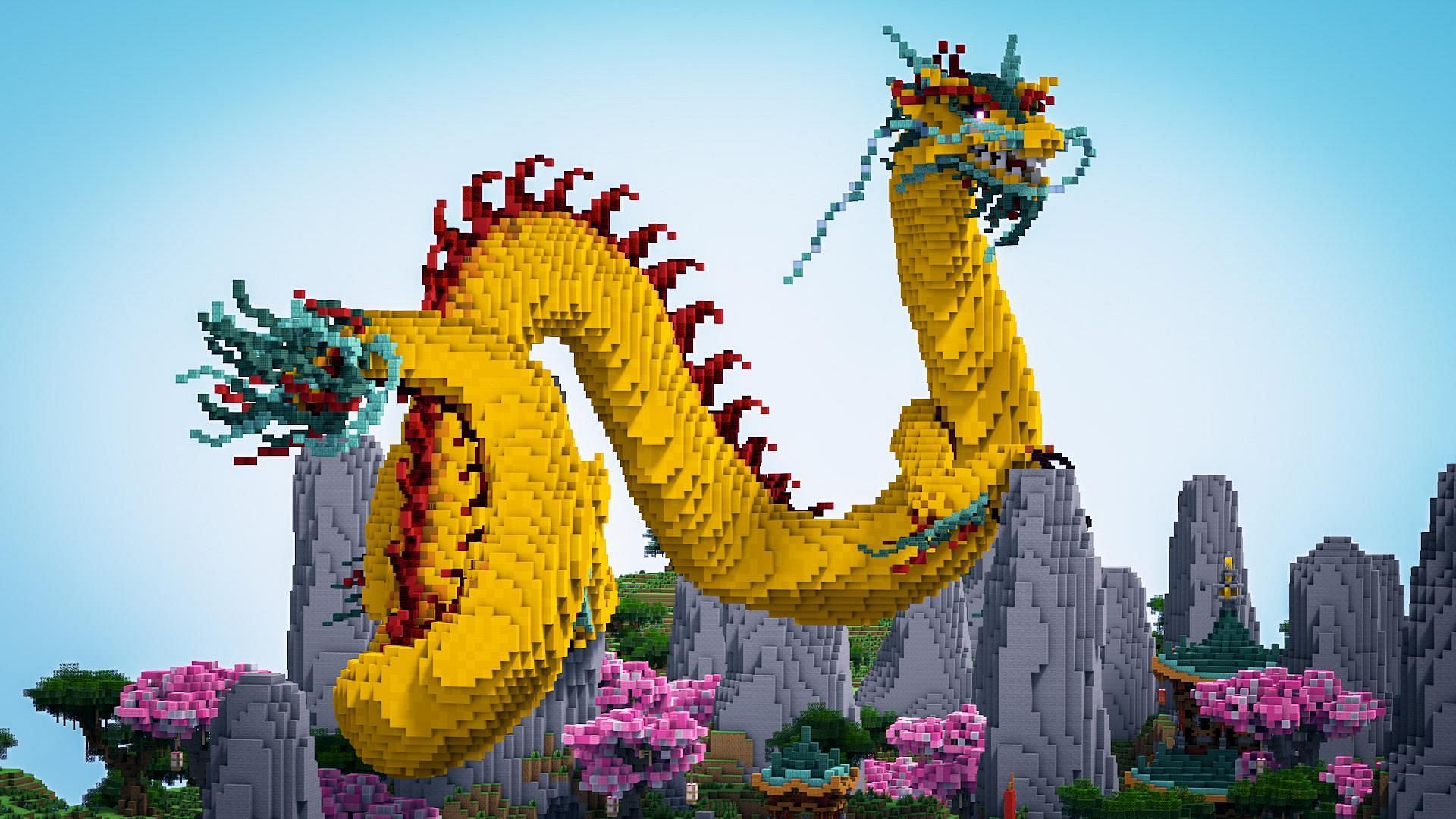 A traditional Chinese dragon (Image via Reddit user u/MithrintiaServer)