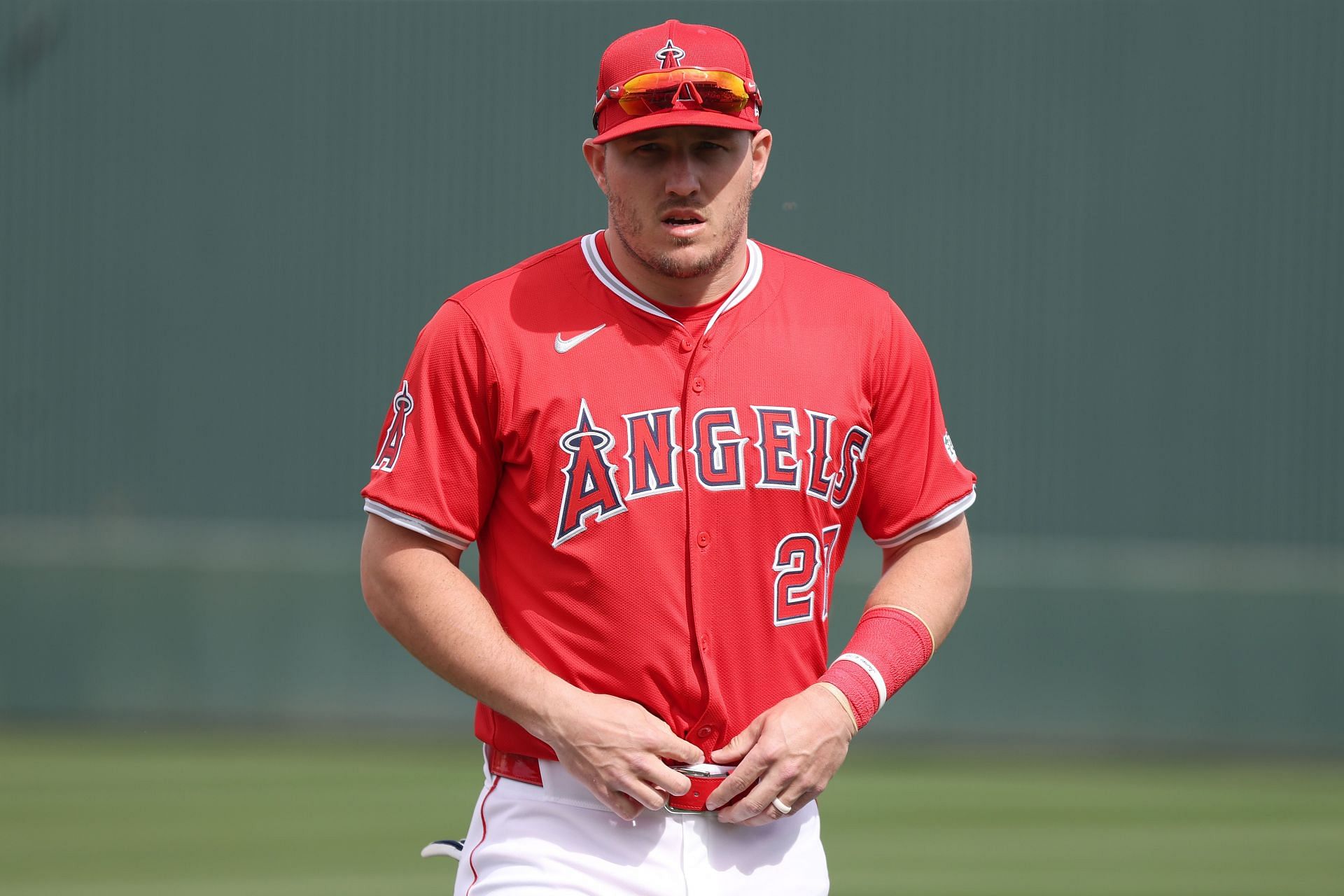 Mike Trout honors late brother-in-law by wearing his name on jersey