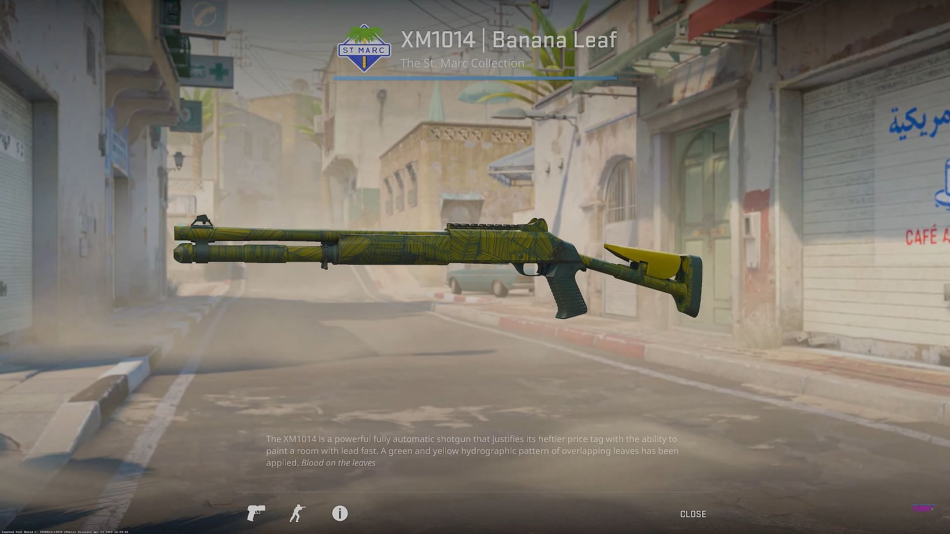 XM1014 Banana Leaf (Image via Valve || YouTube/covernant)