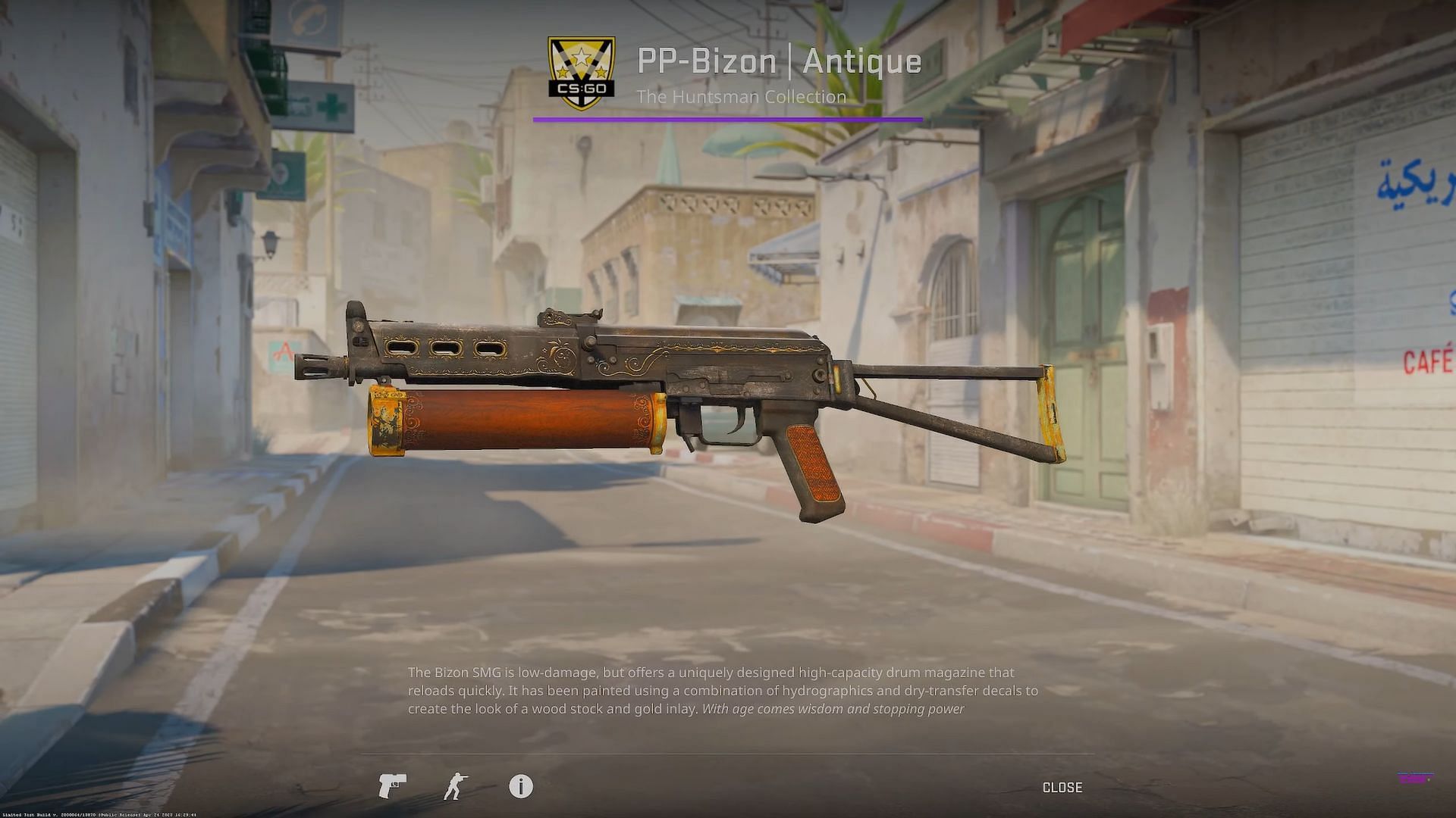 PP-Bizon Antique (Image via Valve || YouTube/covernant)