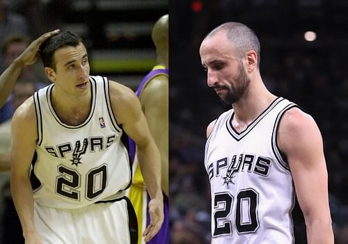 Manu Ginobili through the years