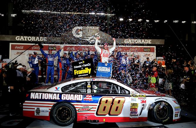 What was NASCAR star Dale Earnhardt Jr.'s car number?