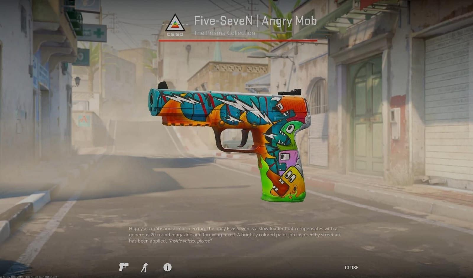 Five-SeveN Angry Mob (Image via Valve || YouTube/covernant)