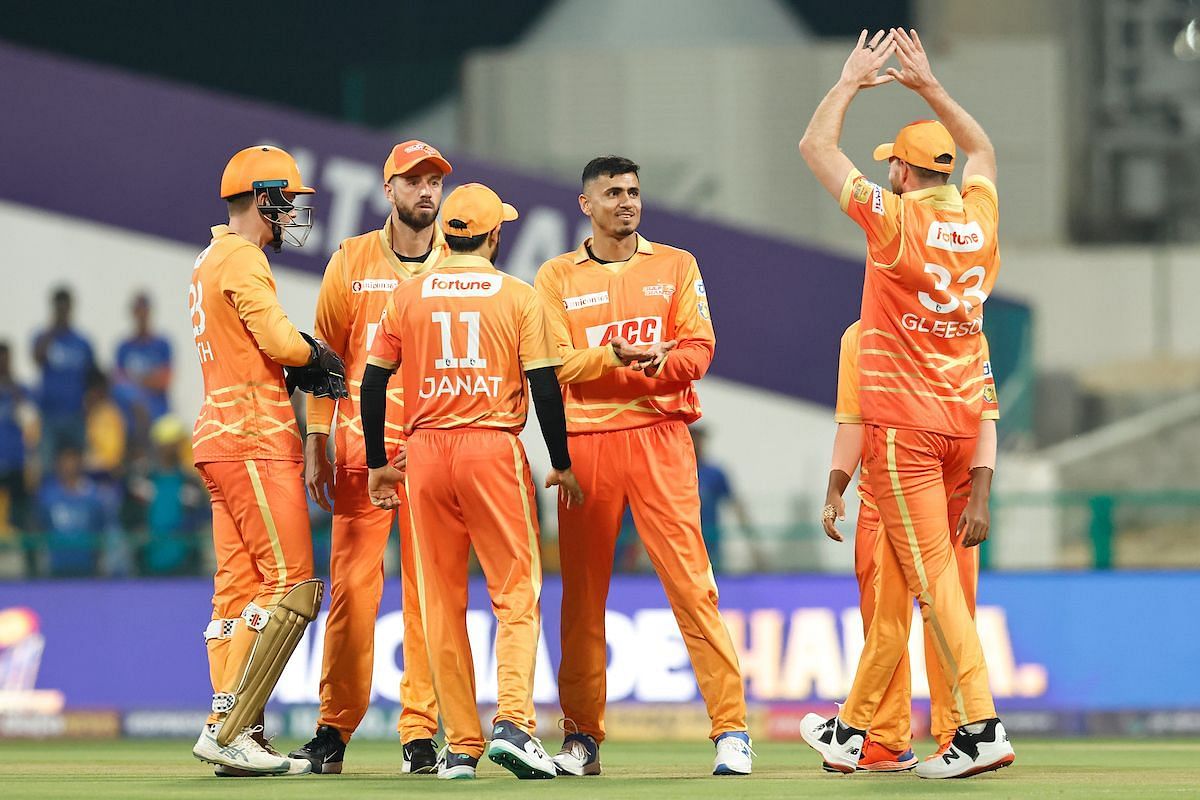 Gulf Giants in action (Image Courtesy: X/International League T20)