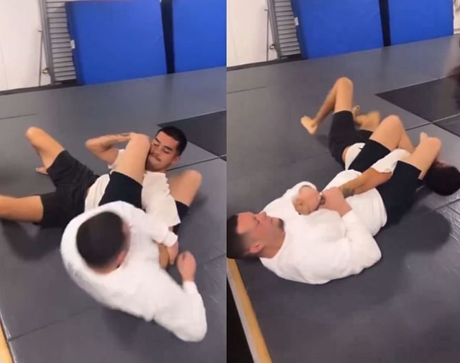 "Imagine how fast Mikey would dislocate all of Sneako's joints" - Fans react as Nate Diaz puts Rumble streamer in a brutal armlock