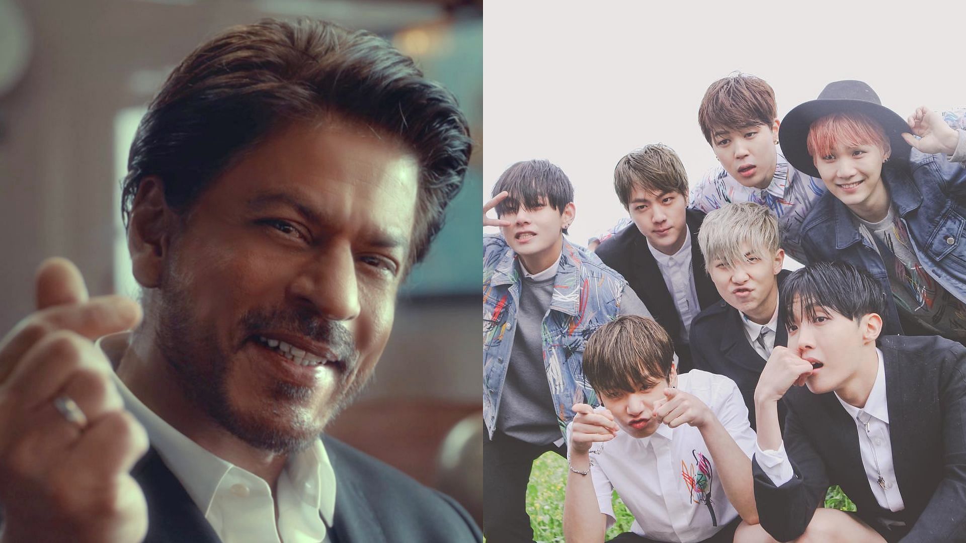 Shah Rukh Khan says &quot;Love you BTS&quot; (Image via Twitter/ Netflix India)