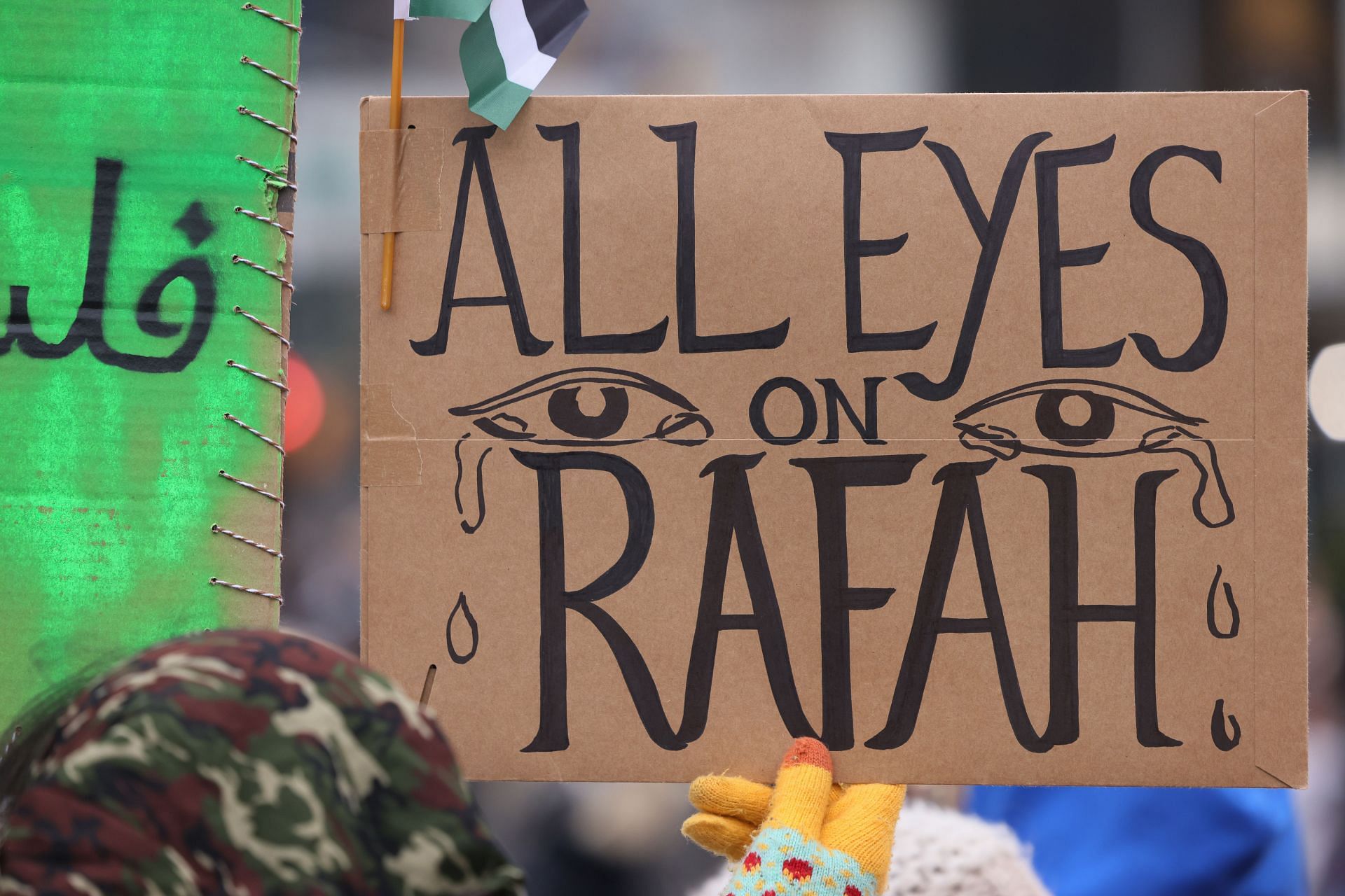 Demonstration Held In New York Calling On Israel To Call Off Rafah Invasion In Gaza