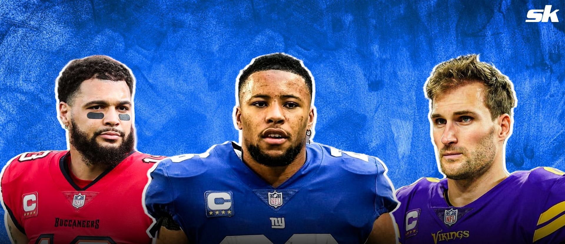 Mike Evans, Saquon Barkley, and Kirk Cousins are all free agents for the 2024 NFL season