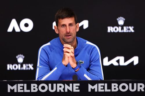 Novak Djokovic at the Australian Open