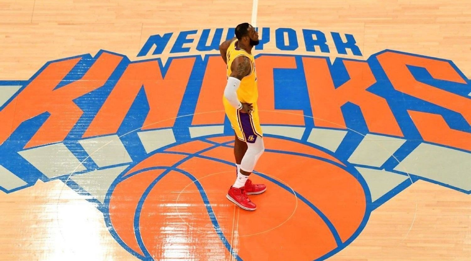 LeBron James stirred rumors of him moving to New York after he arrived at the Knicks