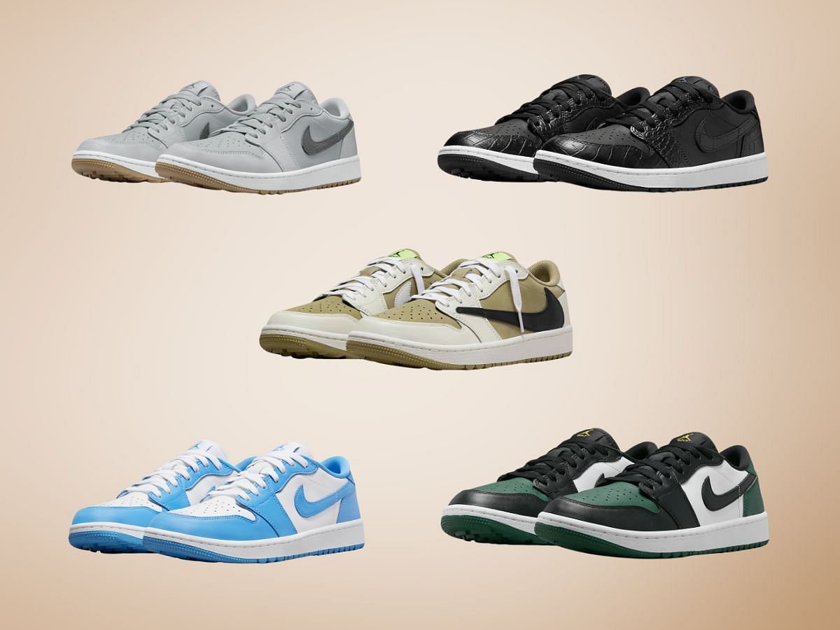 5 Best Nike Air Jordan 1 Low Golf sneakers to add to your collection