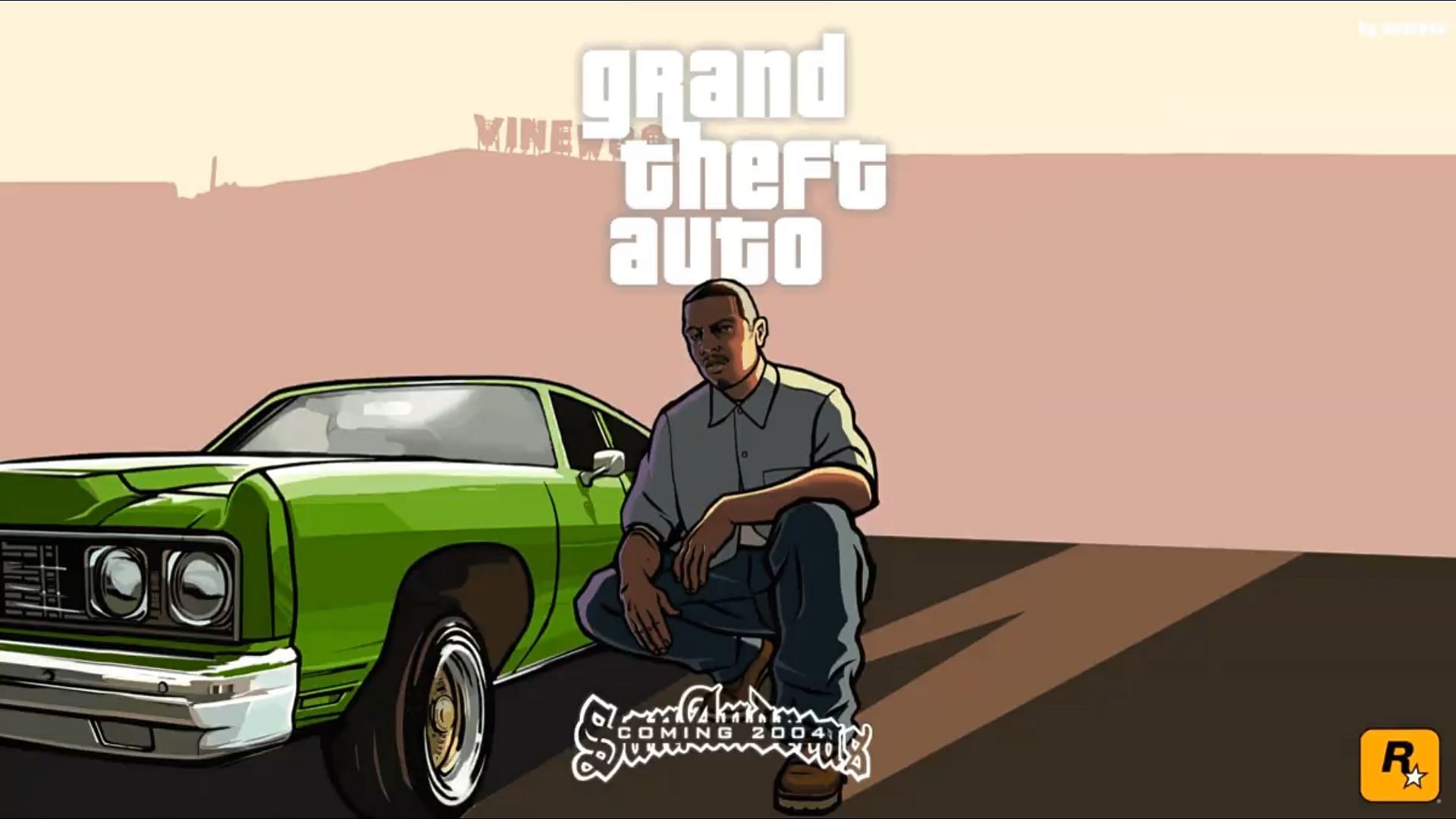 The Grand Theft Auto: San Andreas cover art inspired by Grand Theft Auto 6 (Image via X/@mnm345x)