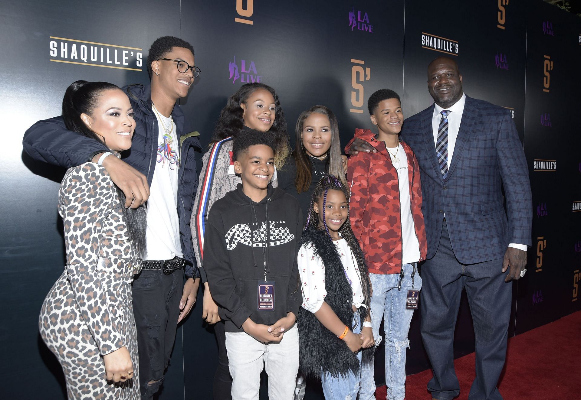Shaquille O'Neal has three sons and three daughters.