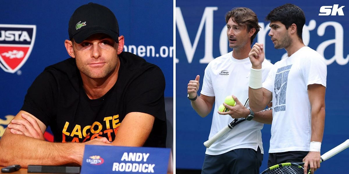 Andy Roddick has stood by his criticism of Carlos Alcaraz