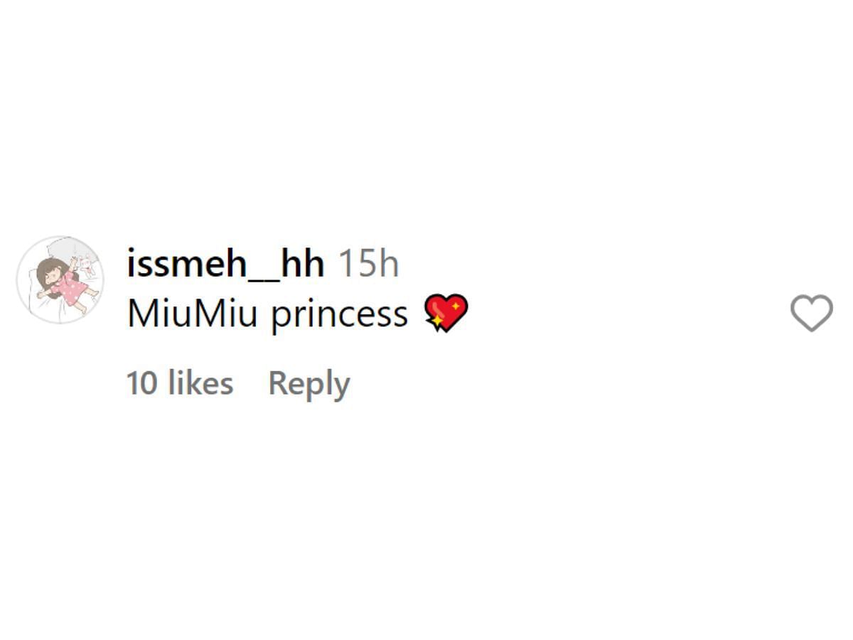 People are calling the K-pop star MiuMiu Princess (Image via Instagram/@voguekorea)