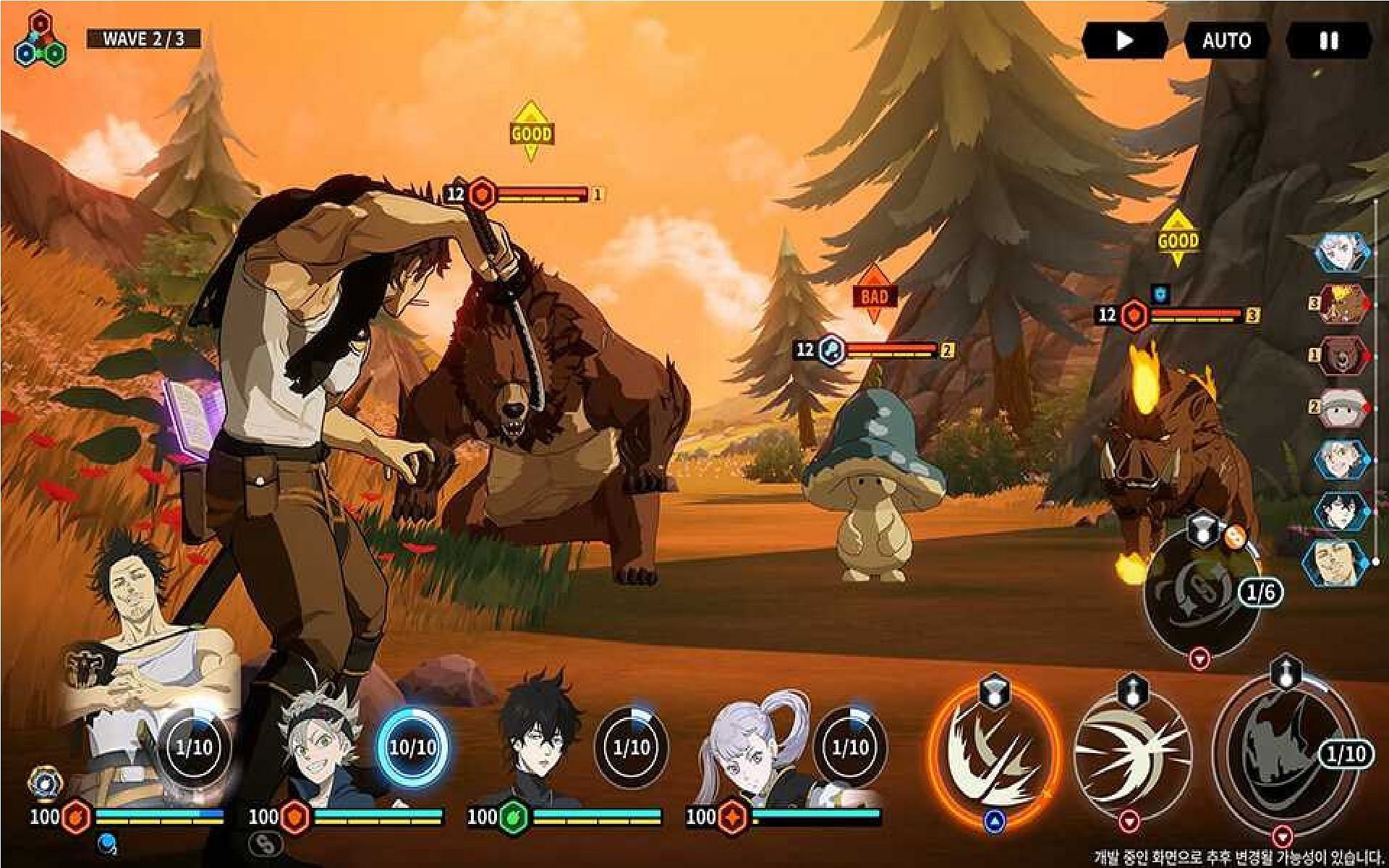 Pick up the strongest Black Clover Mobile champions and enjoy enhanced gameplay on a bigger screen using emulators (Image via Vic Game Studio)