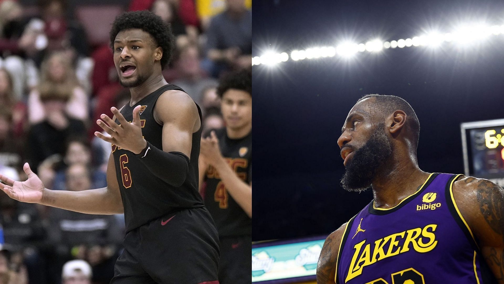 How can Lebron James and Bronny James play together on same team in NBA?