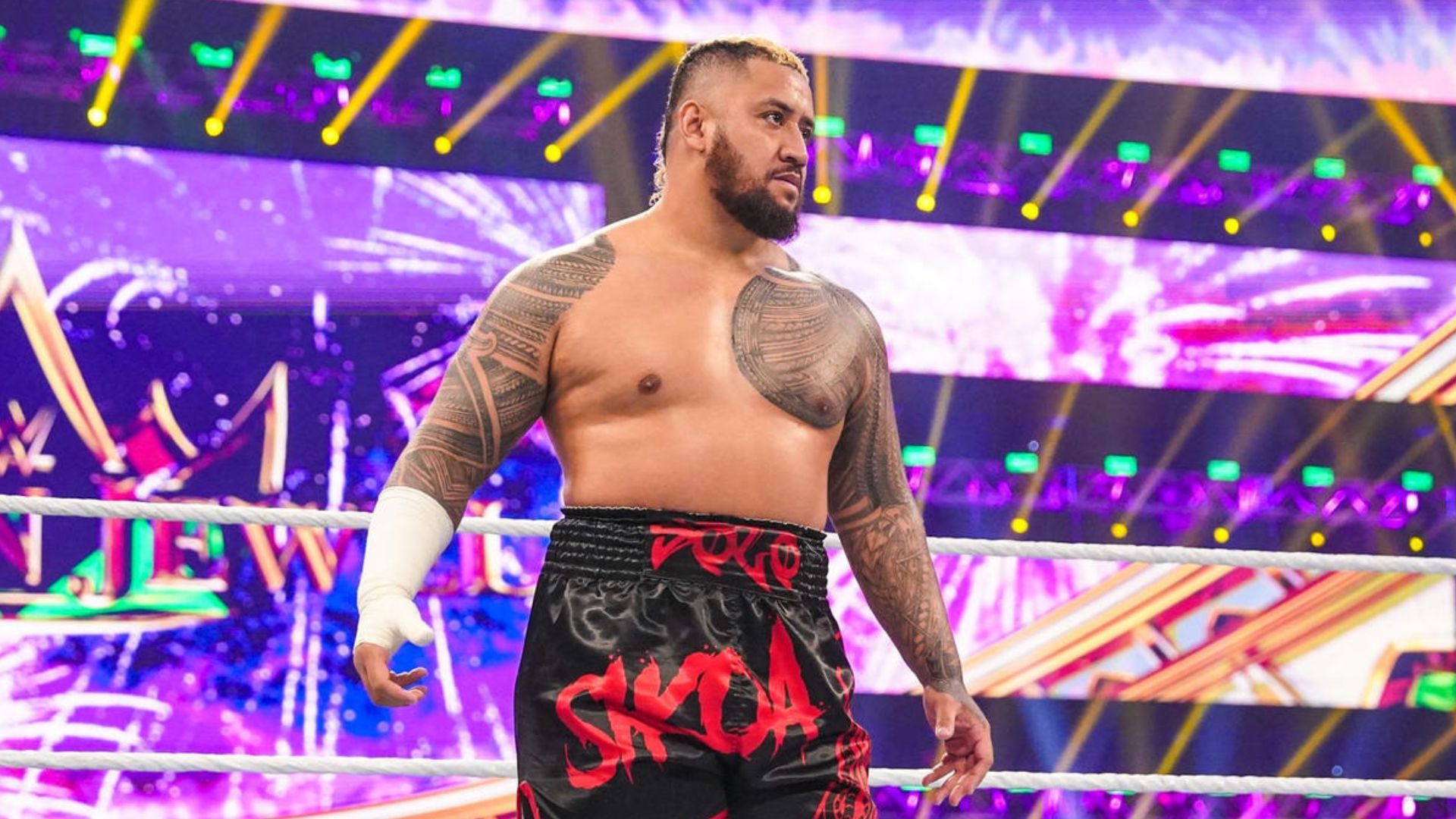 Solo Sikoa at WWE Crown Jewel 2023!