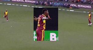 [Watch] Alzarri Joseph gives death stare as two fielders look at each other instead of attempting the catch in Australia vs West Indies 1st T20I