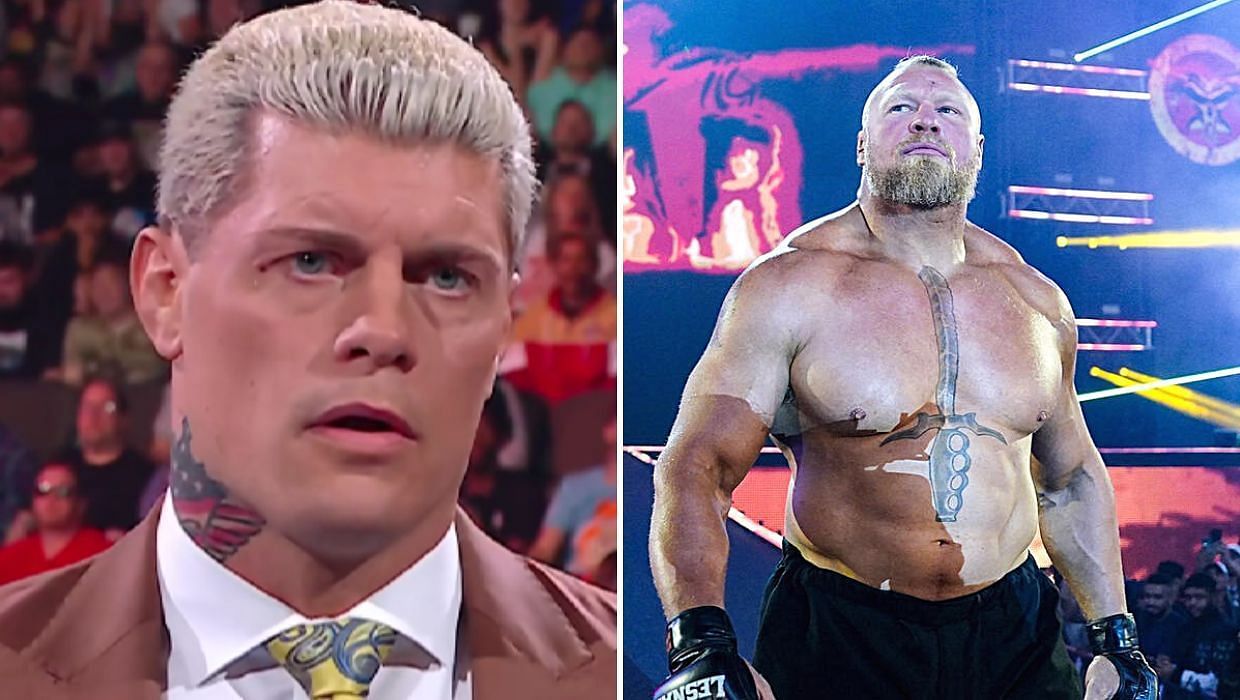 Cody Rhodes/Former WWE Champion Brock Lesnar