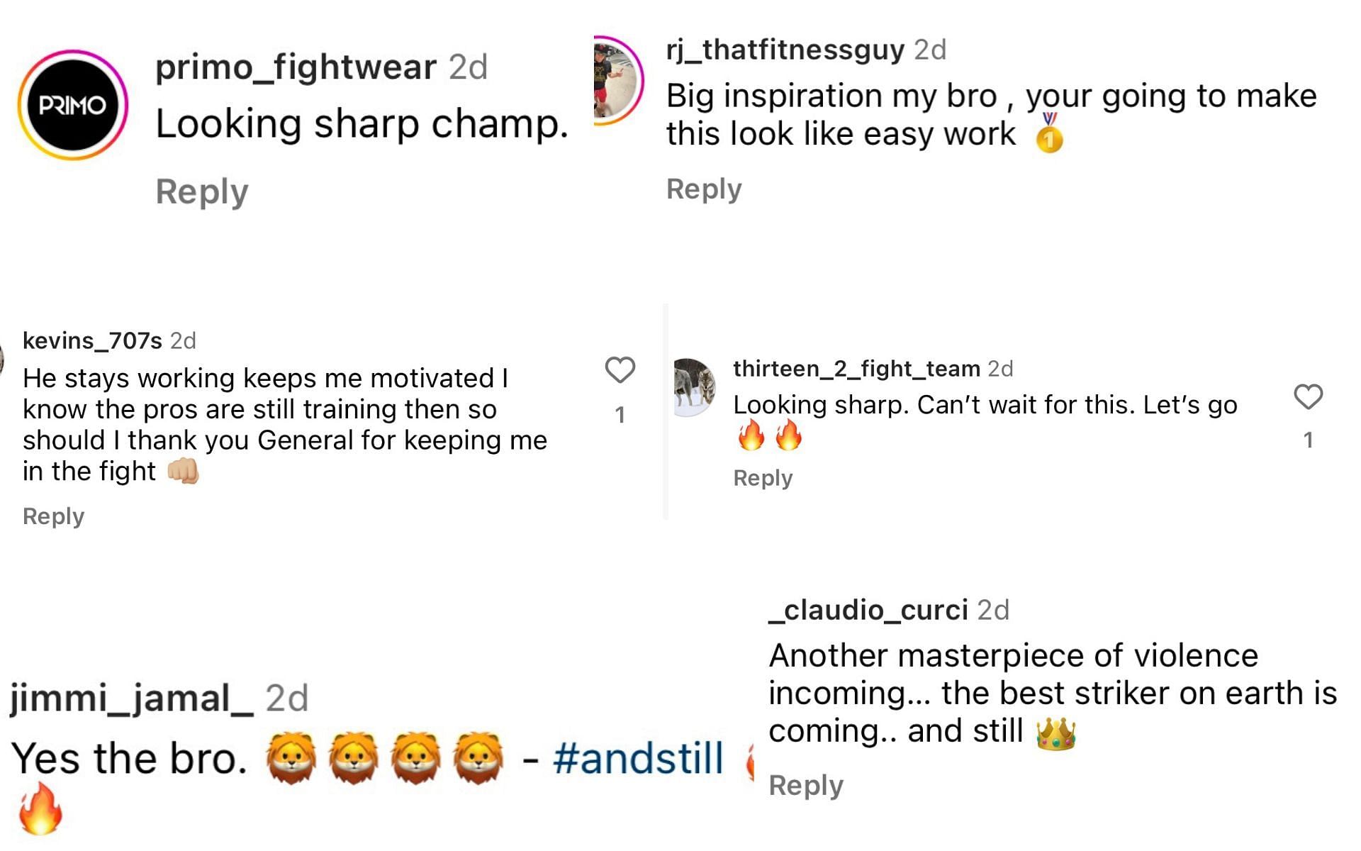 Instagram comments