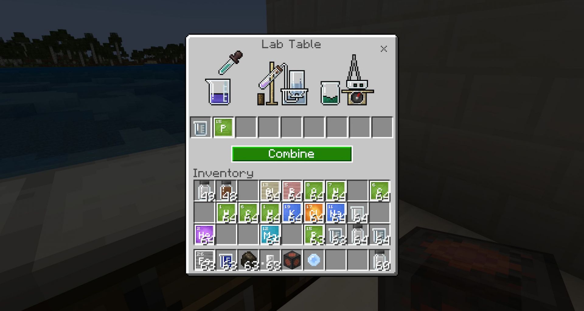 Super fertilizer&#039;s recipe (Image via Mojang)