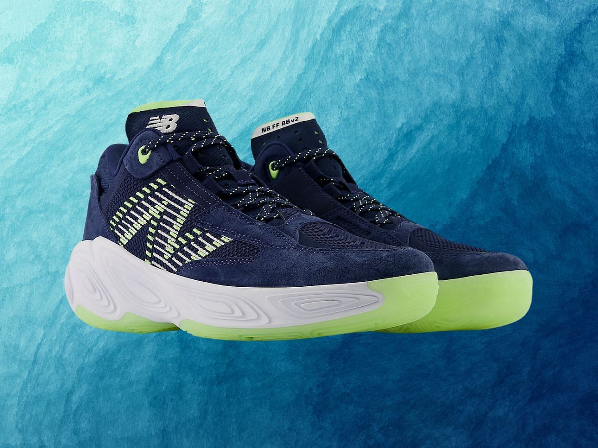 New Balance Fresh Foam BB v2 &quot;Navy green&quot; sneakers