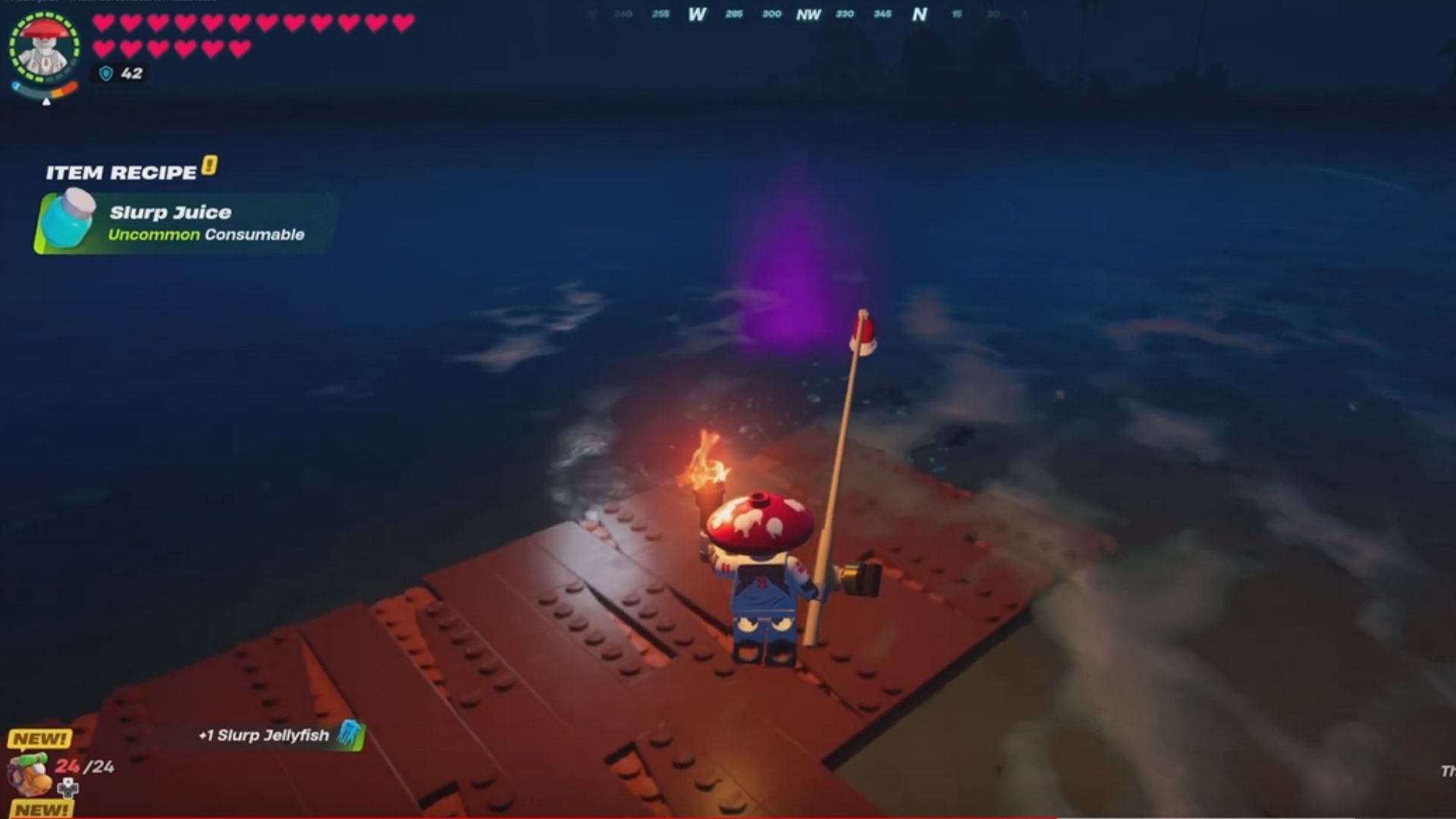 How to catch the Slurp Jelly Fish in LEGO Fortnite