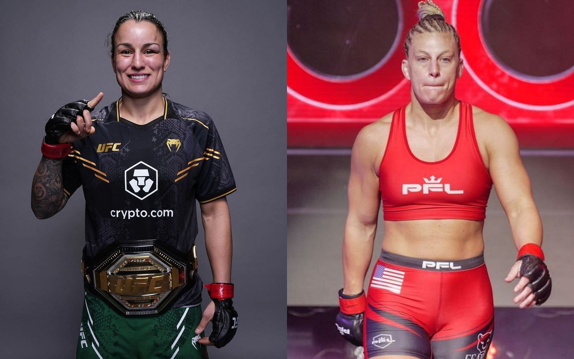 Raquel Pennington believes Kayla Harrison will struggle in her debut at UFC 300.