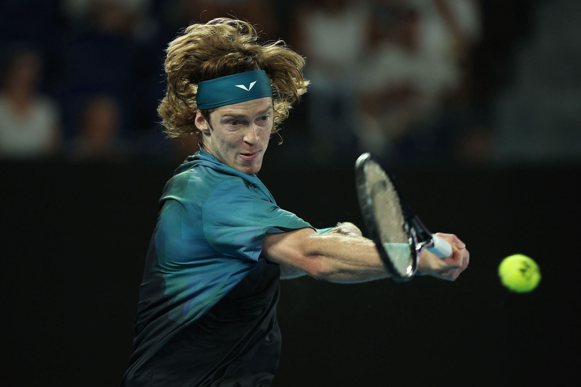 Andrey Rublev at the 2024 Australian Open