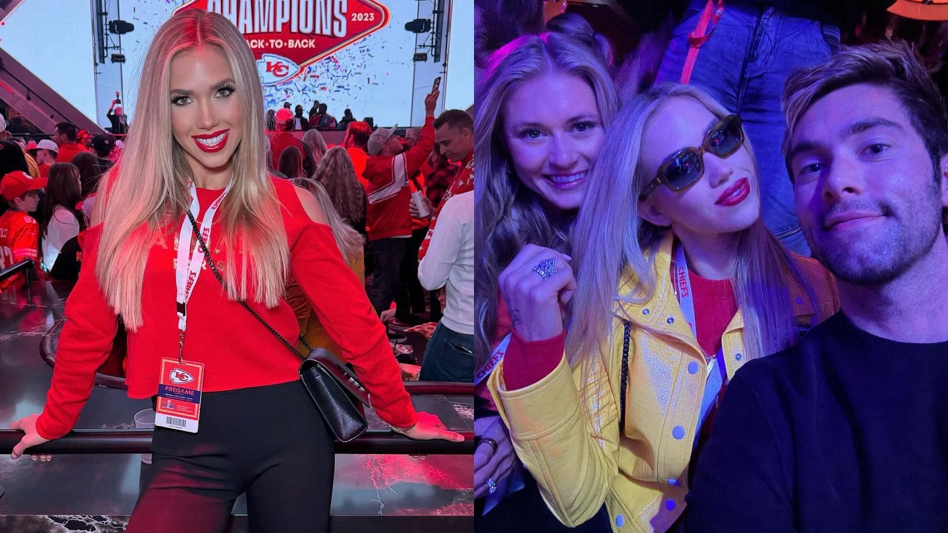 Gracie Hunt shared photos from the Super Bowl 58 afterparty