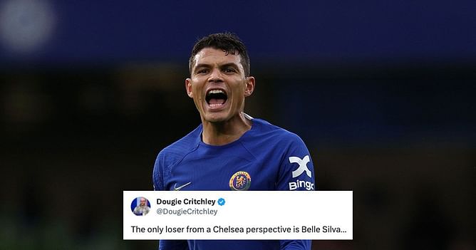 "Thank you Belle Silva", "Change worked tonight" - Chelsea fans mock Thiago Silva's wife after win over Aston Villa