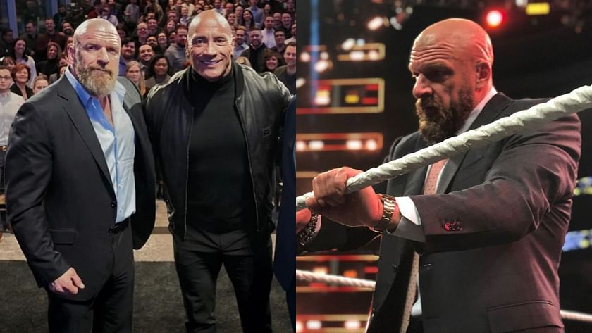 The Rock firing CCO Triple H from his WWE position after joining