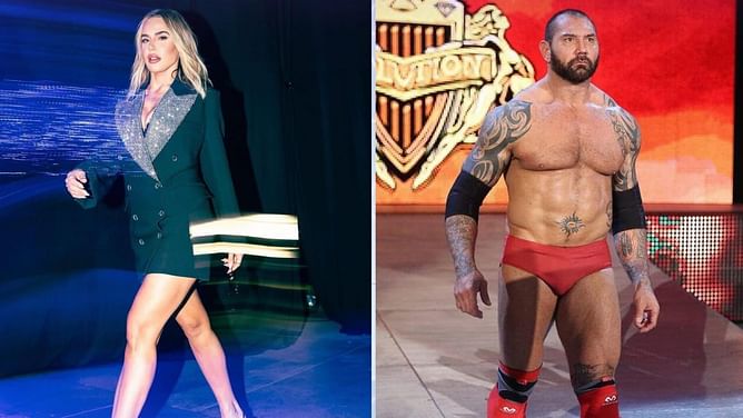 [Photo] CJ Perry (fka Lana) shares a picture with Batista and top WWE stars amid AEW hiatus
