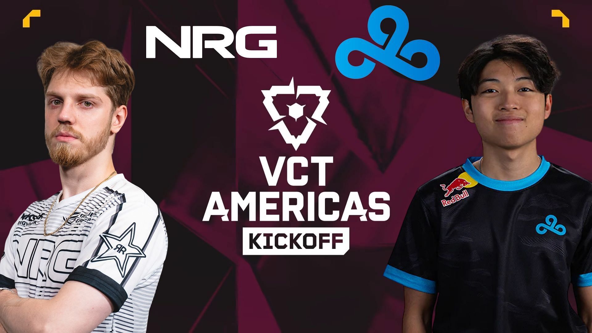 NRG Esports vs Cloud9 at VCT Americas Kickoff (Image via Riot Games, NRG and Cloud9)