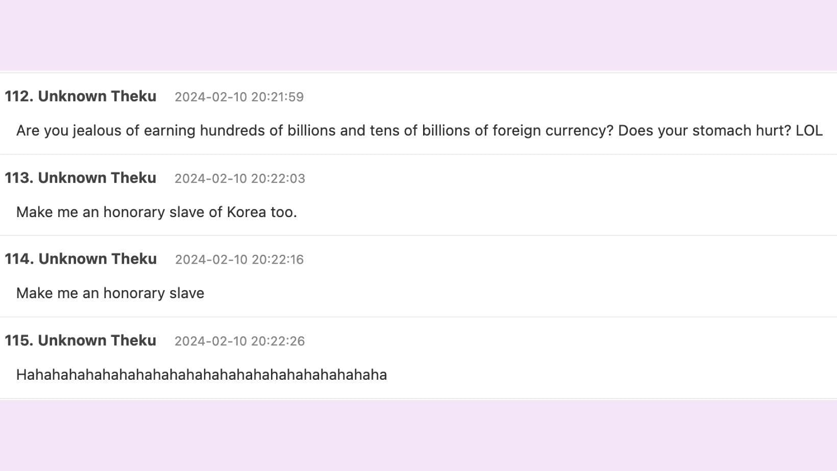 Netizens react to the claims of North Korean media. (Image via Theqoo &amp; Google Translate)