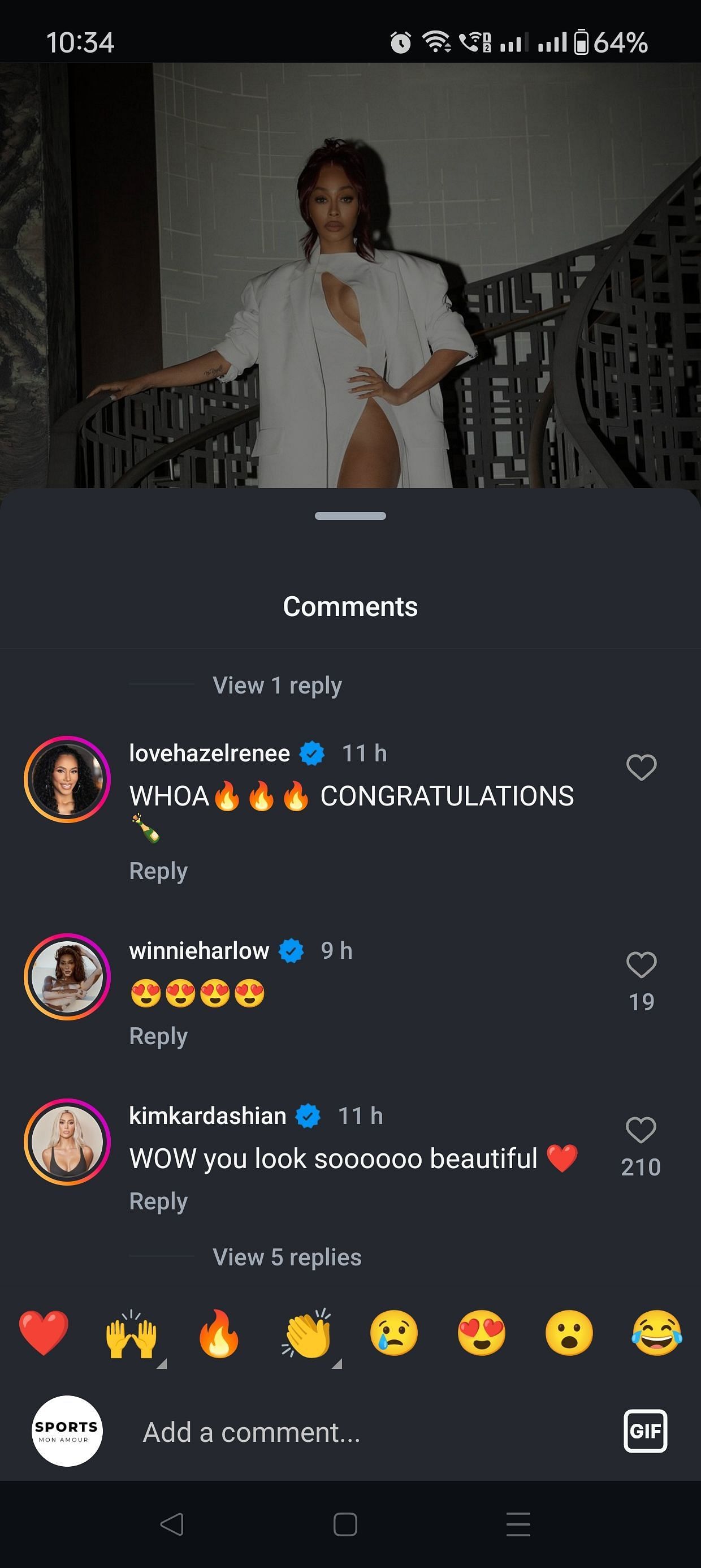 IG comments